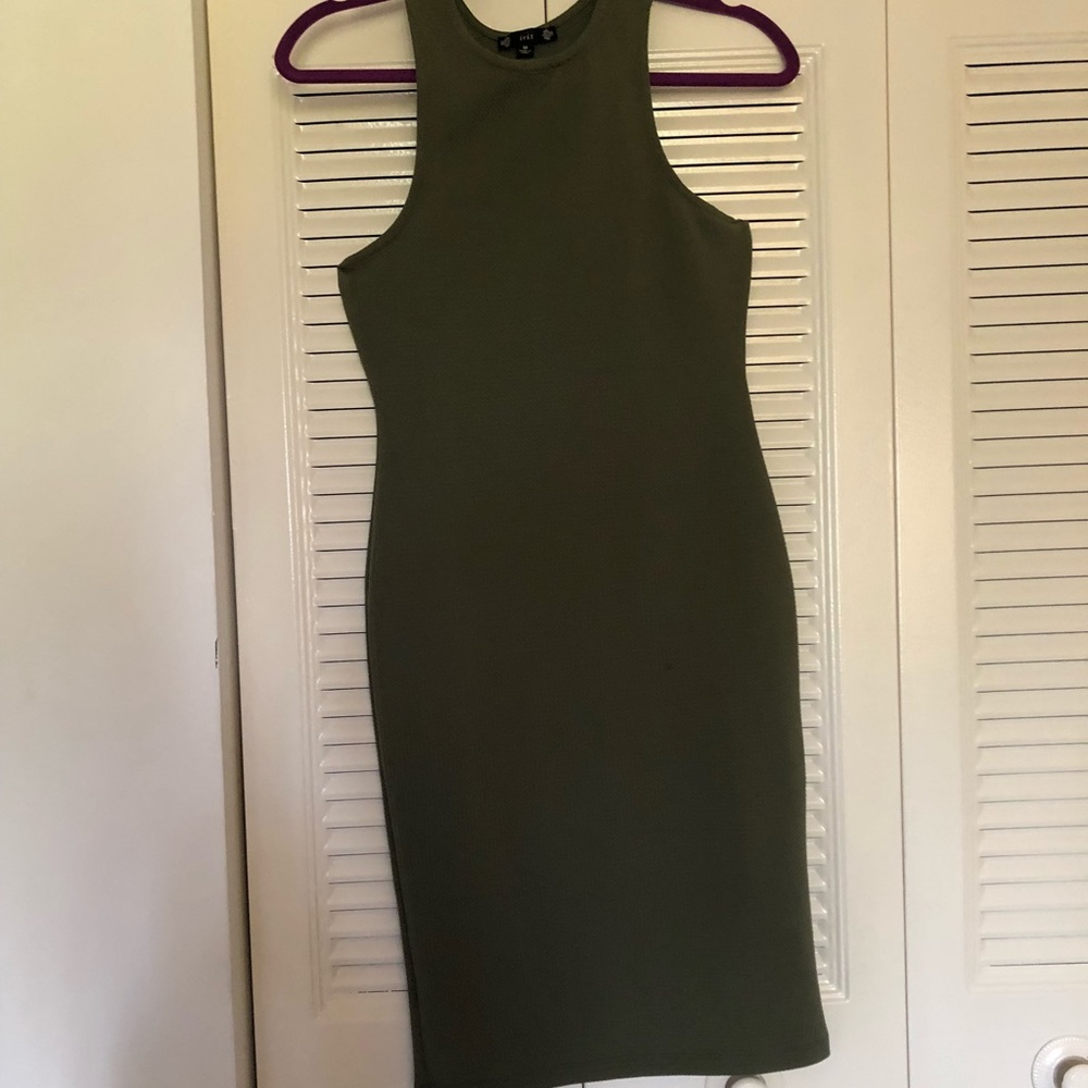 Charlotte Russe Olive Green Dress
